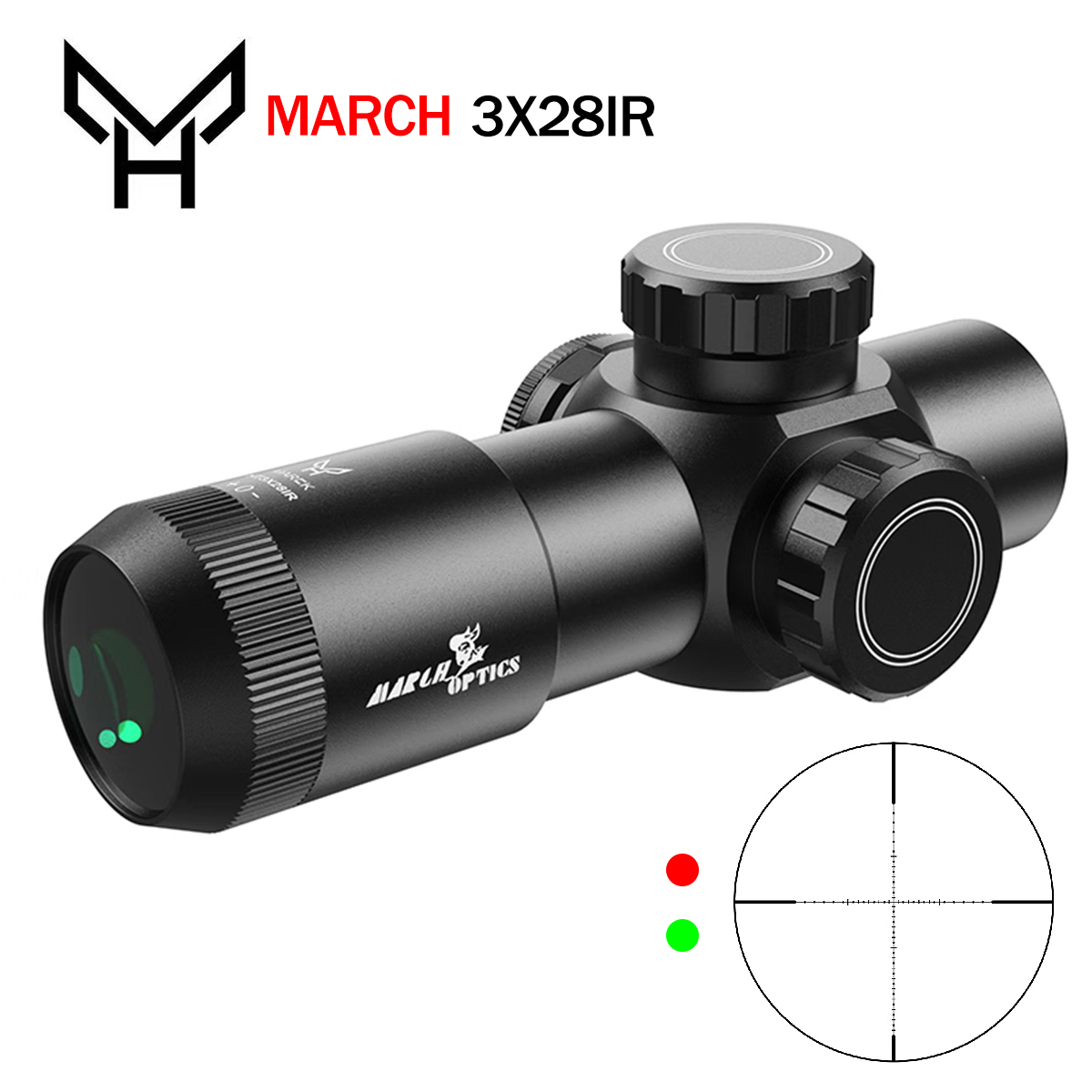 Outdoor Hunting Lab - Lunette de visée tactique HT 3X28IR