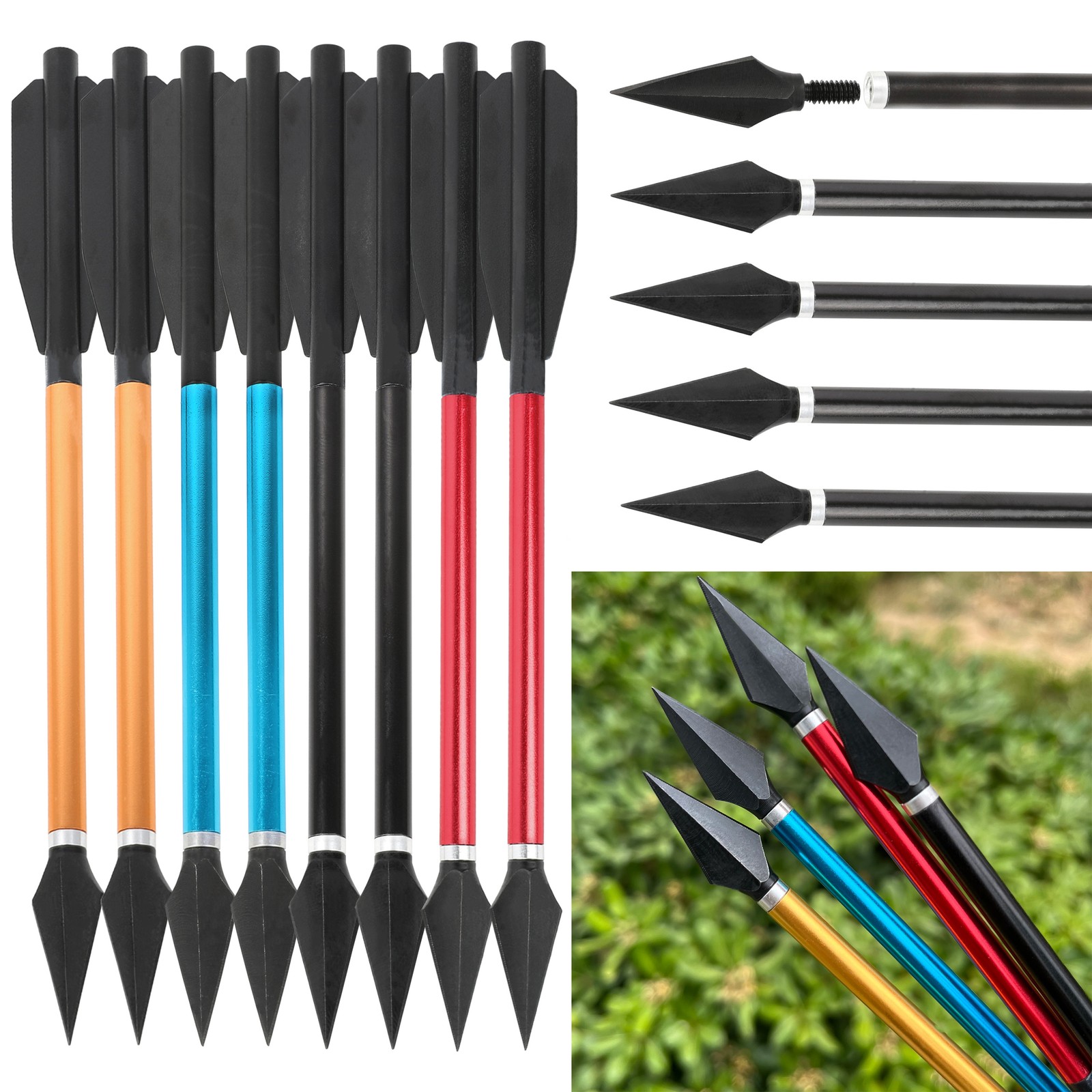 Boulons de tir à l'arc de 6.7  - Crossbow Bolt Broadhead avis et prix