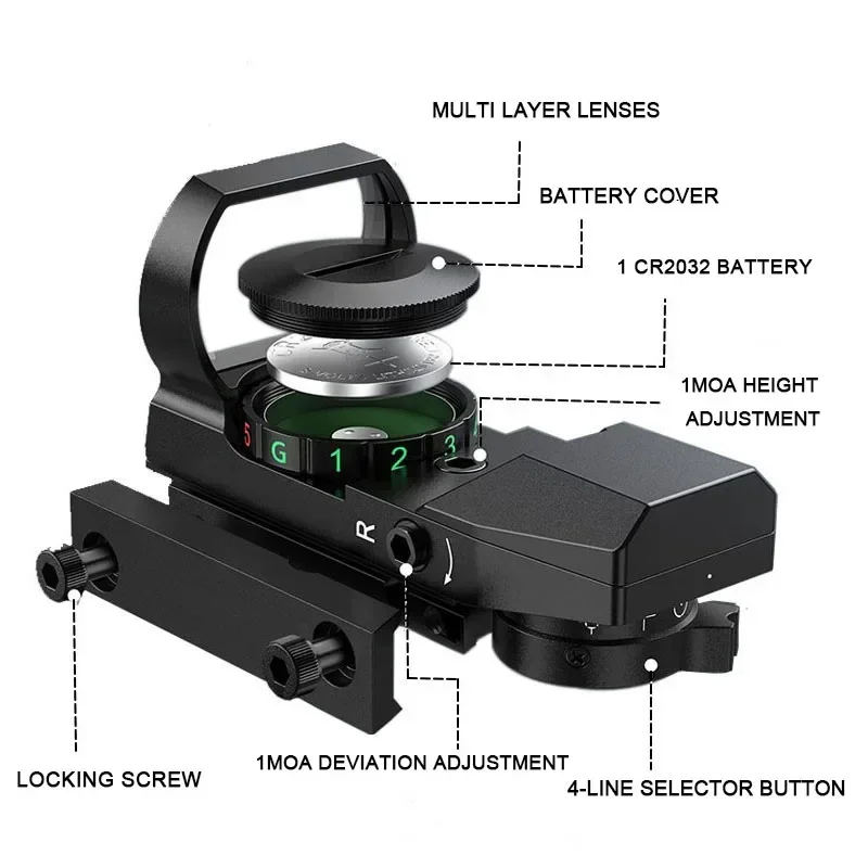 Lunette de visée tactique HD10 - Outdoor Hunting Lab avis et prix