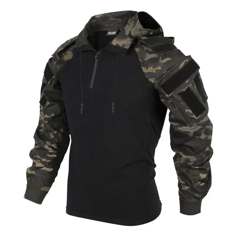 T-shirts pour hommes 1/4 ferme - Hunting Outdoor Shirts avis et prix