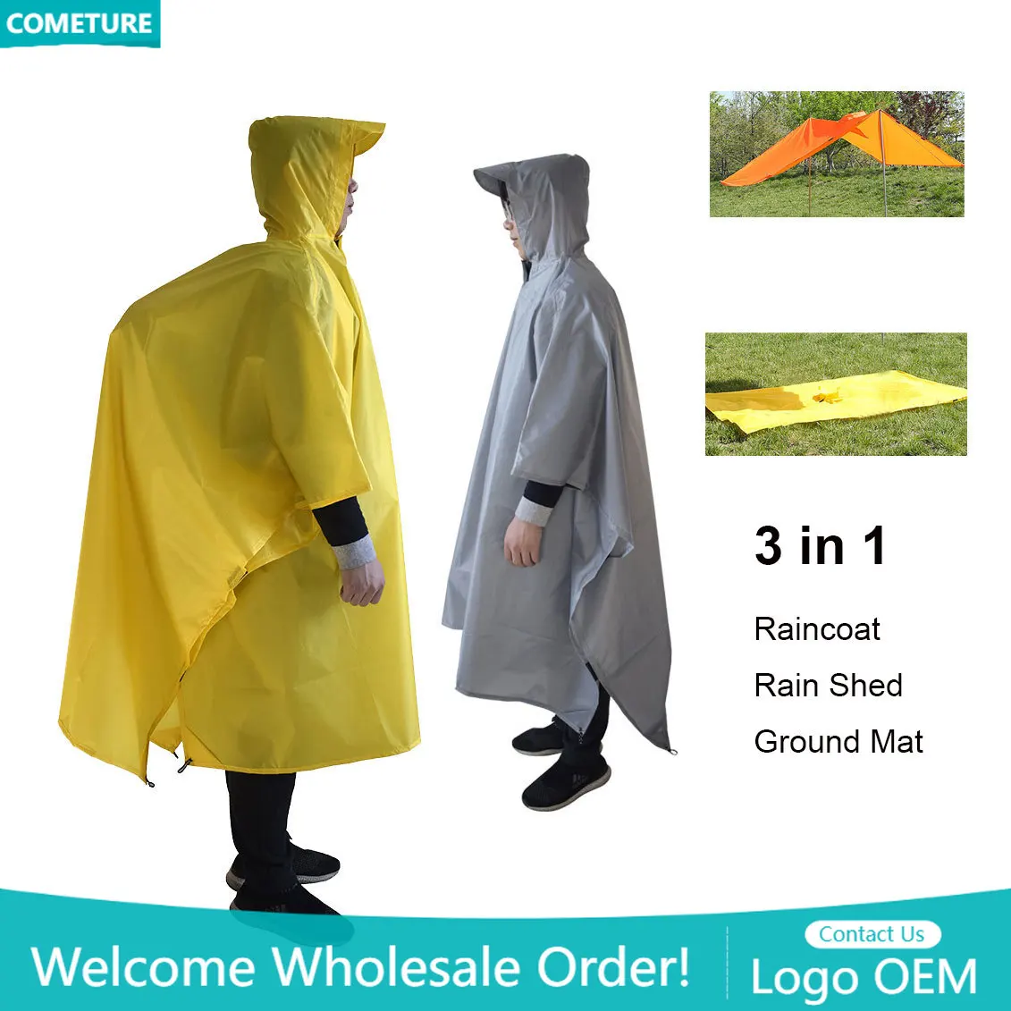 Poncho de randonnée imperméabl - Hunting And Outdoor Supplies avis et prix